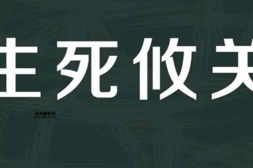 生死攸关的攸是什么意思(攸关的是什么)