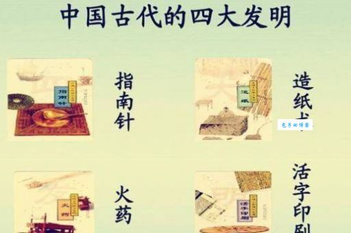 四大发明是指哪四样？这四样东西改变了世界历史